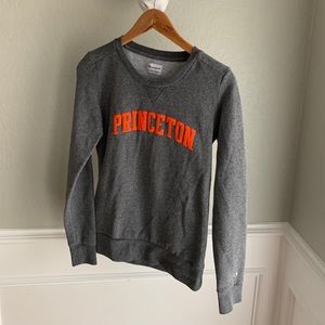 Small Champion women’s gray Princeton sweatshirt
